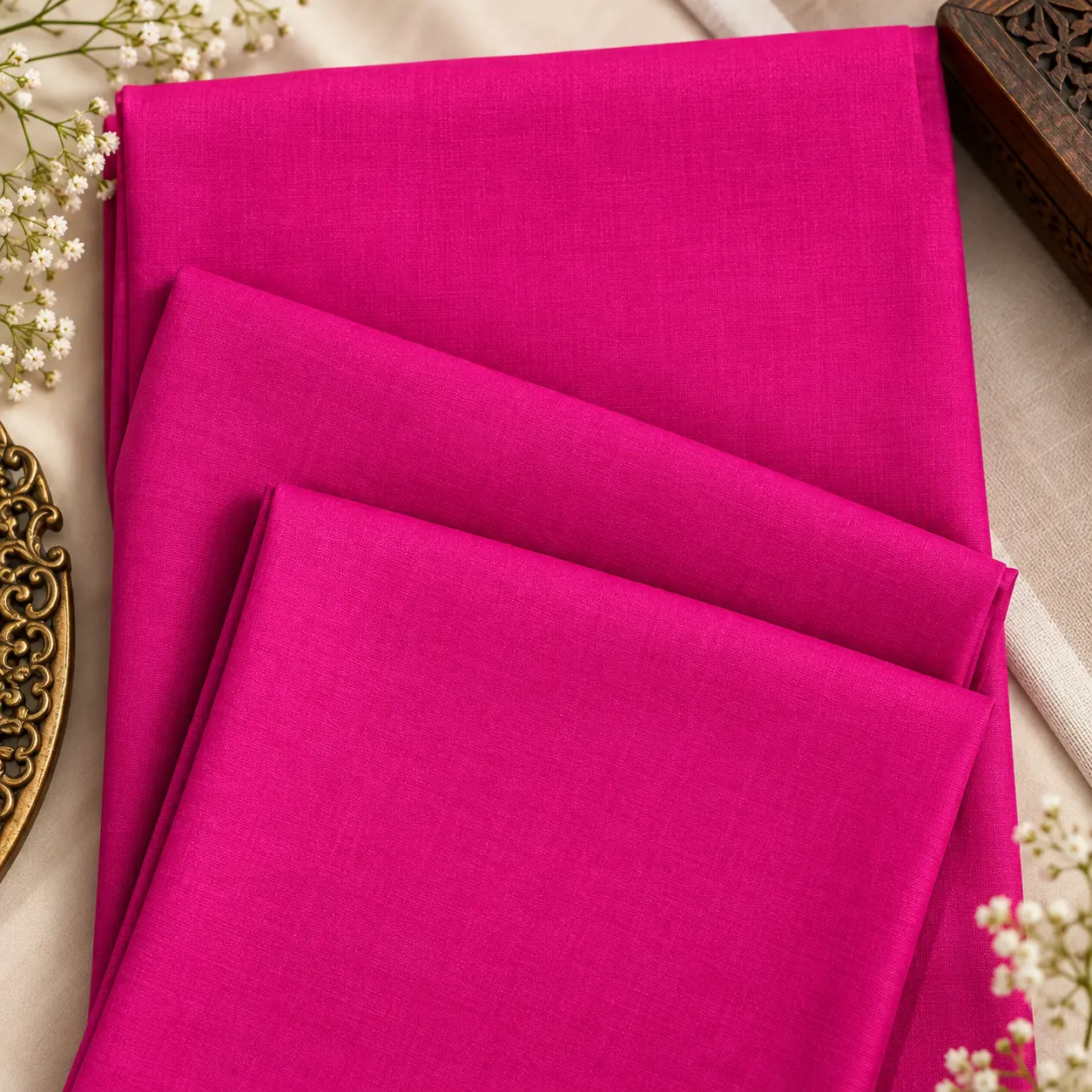 Premium Pink Blossom | Unstitched 3-Piece - view 4